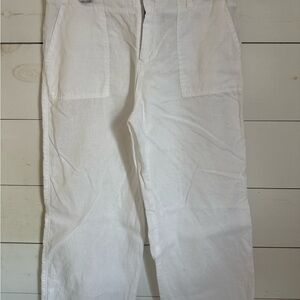 White Linen Women’s Pants